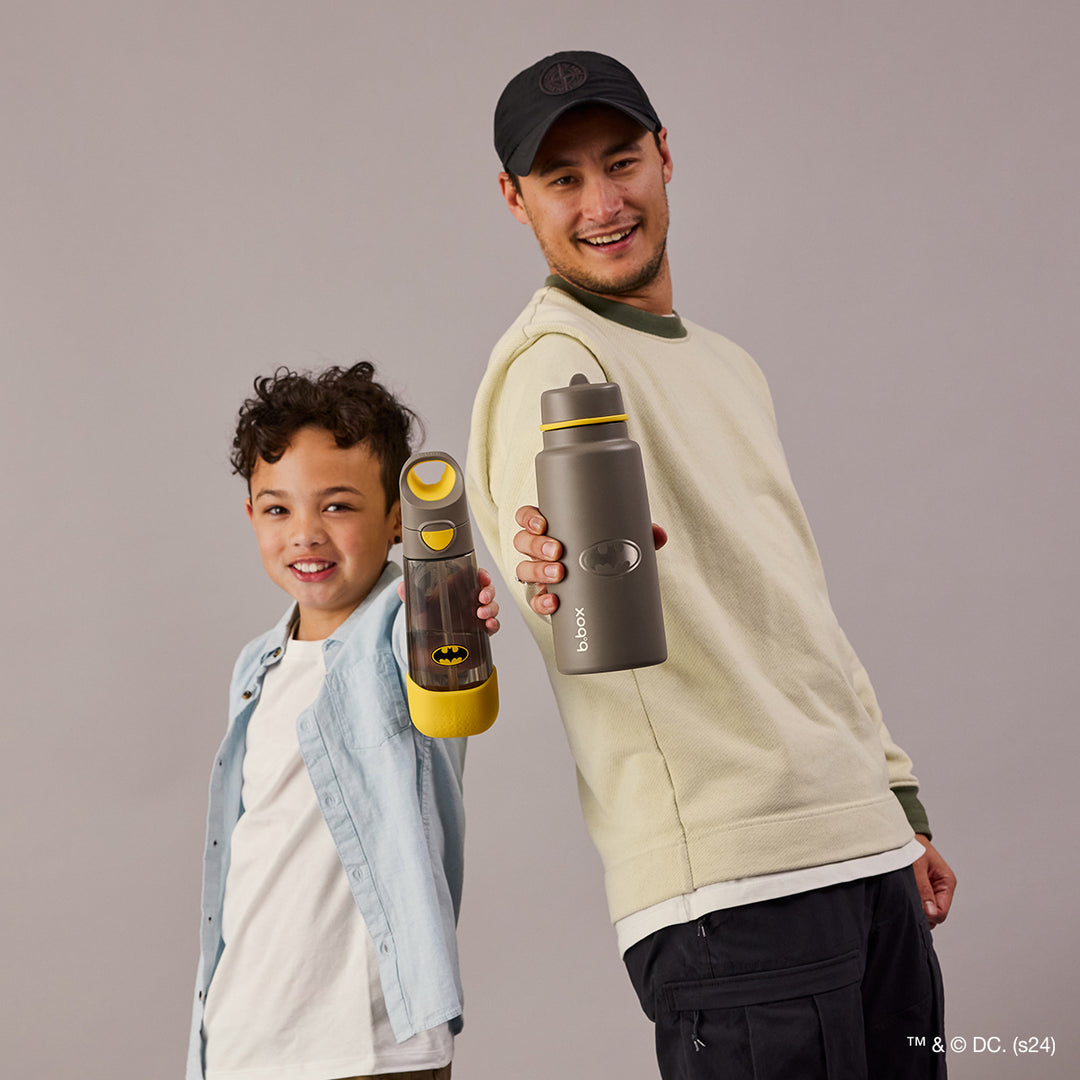 b.box Termo boca Flip Top, 1l - Batman