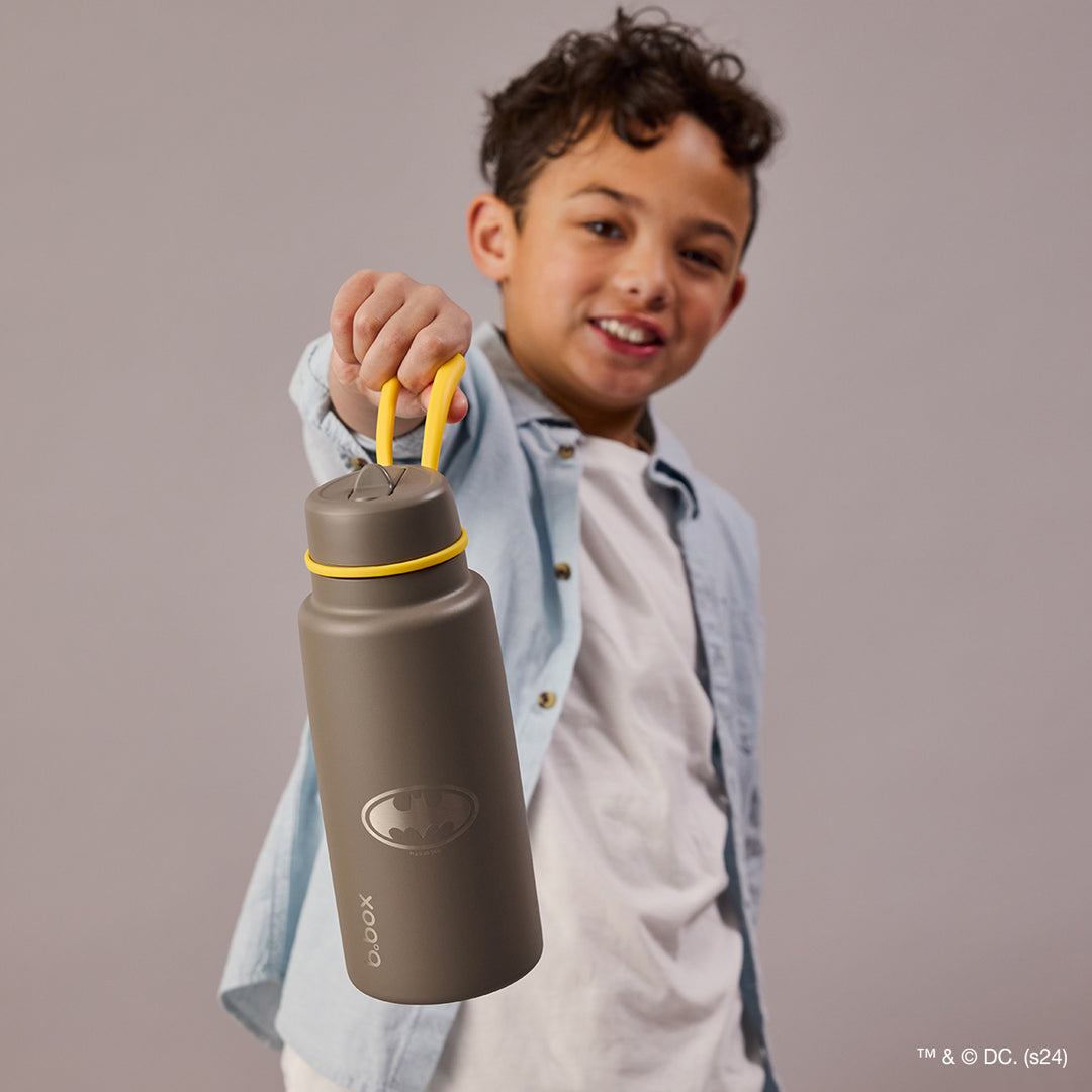 b.box Termo boca Flip Top, 1l - Batman