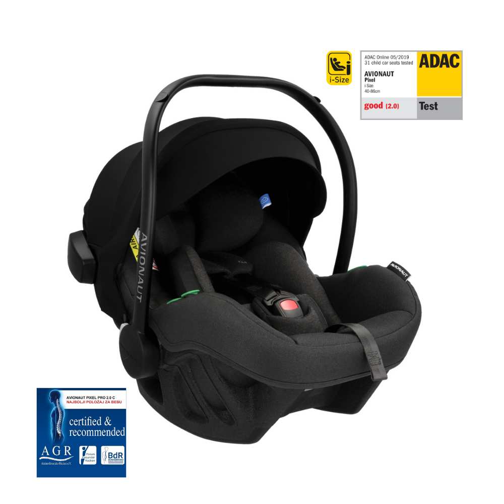 Autosjedalica Avionaut Pixel PRO 2.0 C 0-13 kg (40-86 cm), Black Default Title