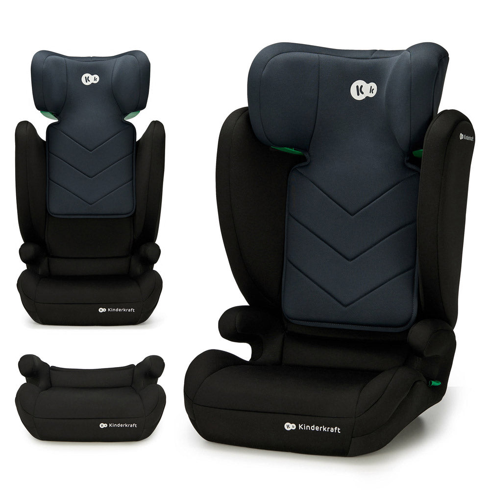 Kinderkraft autosjedalica I-Spark i-Size 15-36 kg (100-150 cm) bez Isofix-a, Black Default Title