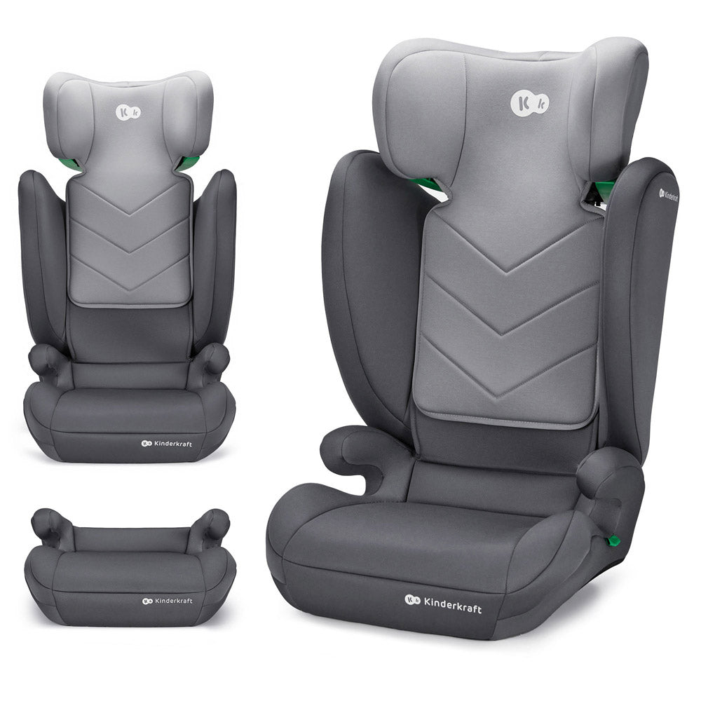 Kinderkraft autosjedalica I-Spark i-Size 15-36 kg (100-150 cm) bez Isofix-a, Grey Default Title