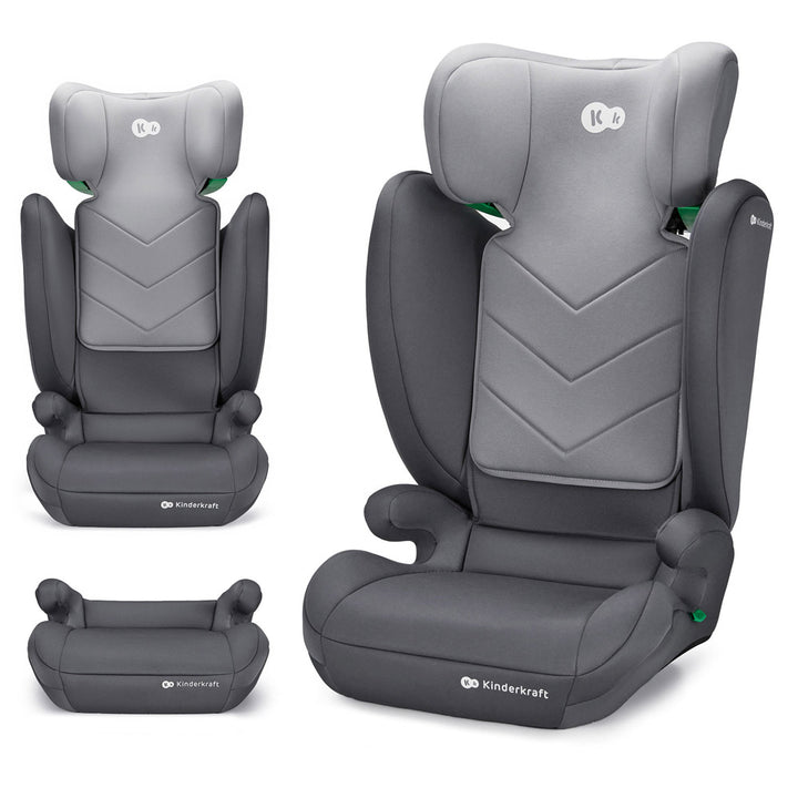 Kinderkraft autosjedalica I-Spark i-Size 15-36 kg (100-150 cm) bez Isofix-a, Grey Default Title