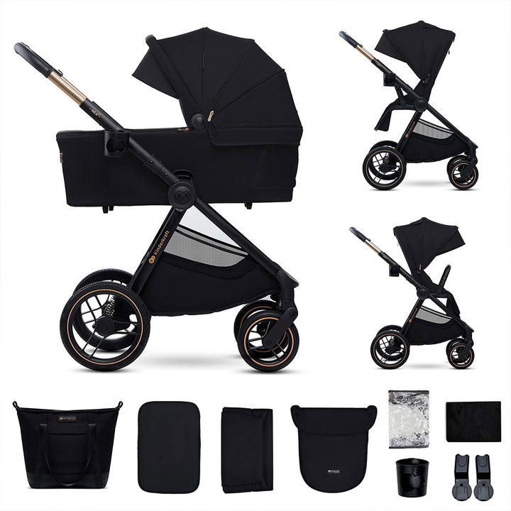 Kinderkraft dječja kolica Nea 2 2u1, Midnight Black Default Title