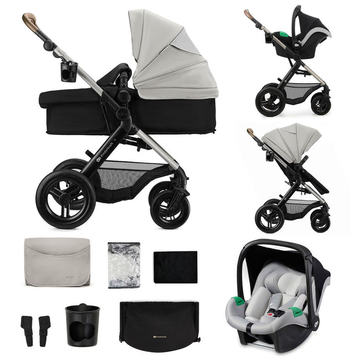 Kinderkraft Kolica Moov 2 XL 3u1 MINK PRO, Moonlight Grey Default Title
