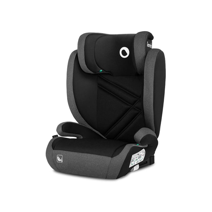 Lionelo autosjedalica Hugo i-Size 15-36 kg (100-150 cm), Black Grey Default Title