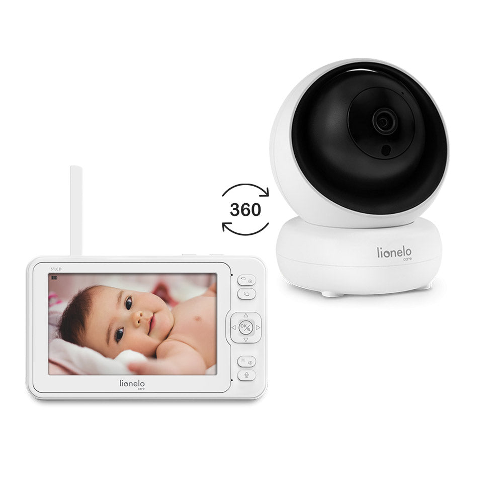 Lionelo baby monitor dvosmjerni Babyline 8.3 360, White Default Title