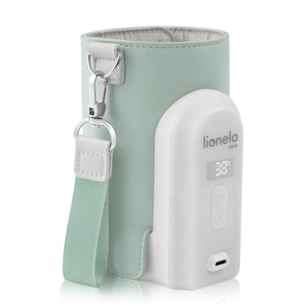 Lionelo Thermup Go Evo električni prijenosni grijač bočica - TERMOSICA s baterijom, Green Sage Default Title