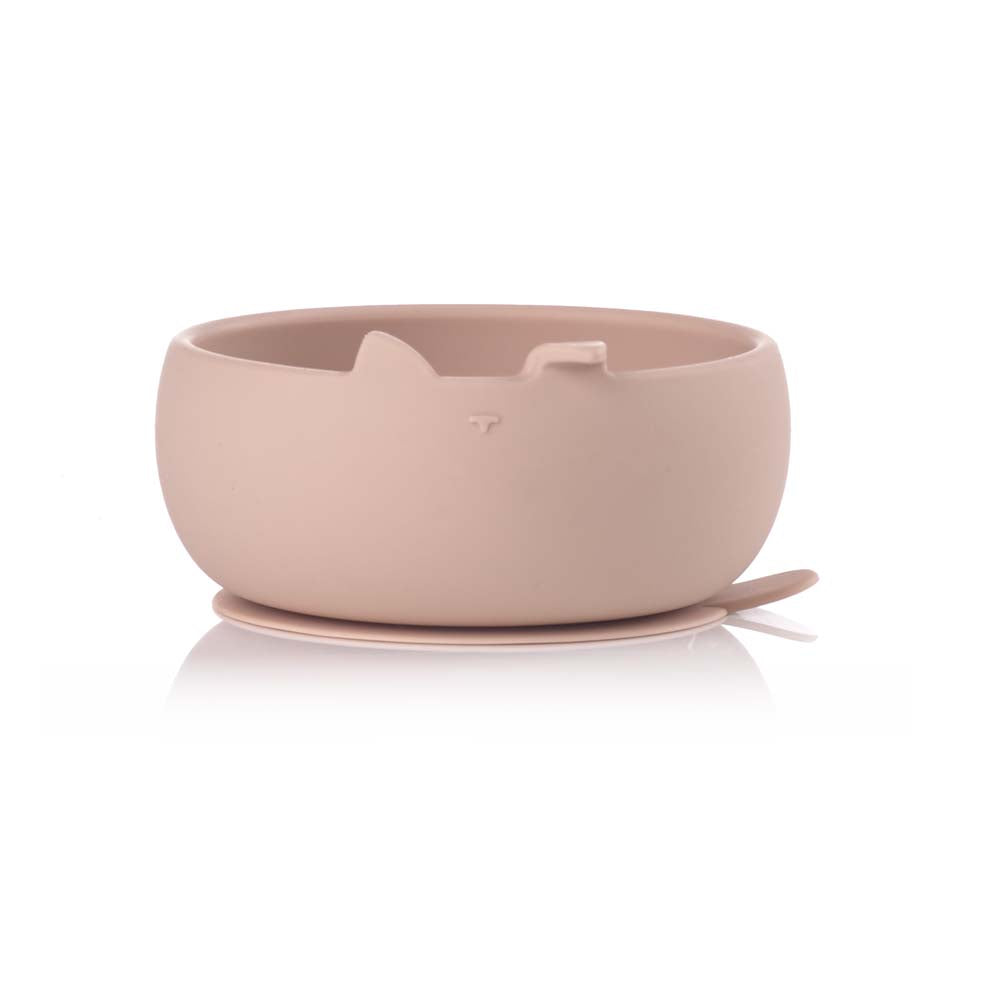 JANE Silikonska posuda za hranjenje + žlica, Pale