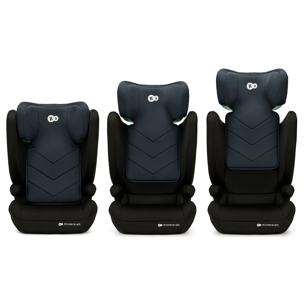 Kinderkraft autosjedalica I-Spark i-Size 15-36 kg (100-150 cm) bez Isofix-a, Black