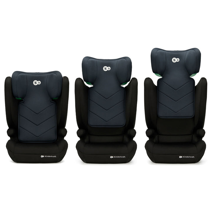 Kinderkraft autosjedalica I-Spark i-Size 15-36 kg (100-150 cm) bez Isofix-a, Black