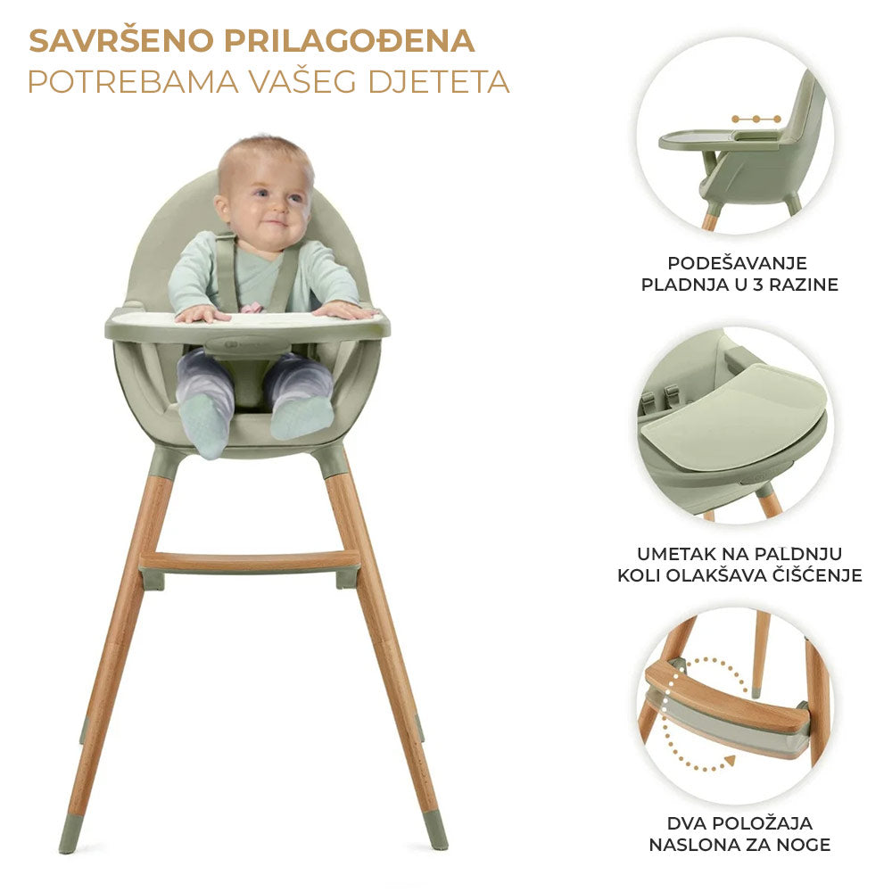 Kinderkraft Hranilica Fini 2 2u1, Green