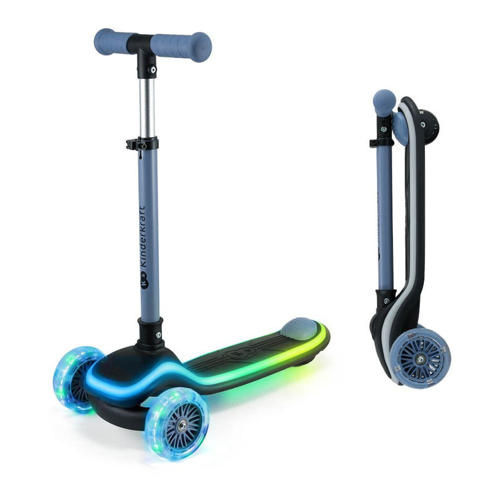 Kinderkraft romobil RAKET LED, Blue