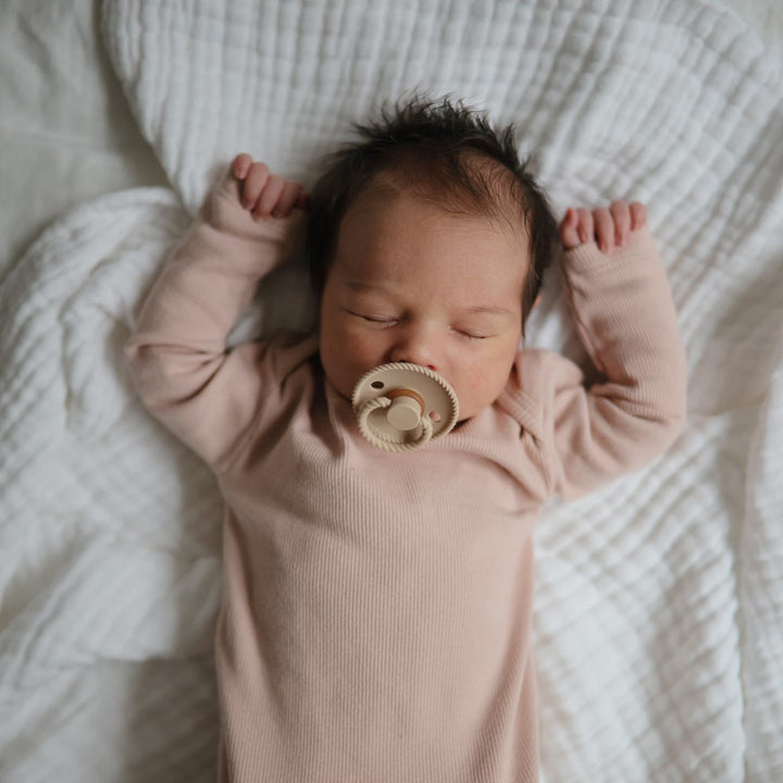 Frigg® Set od 4 dude od silikona Crystal Sparkle (0-6m)