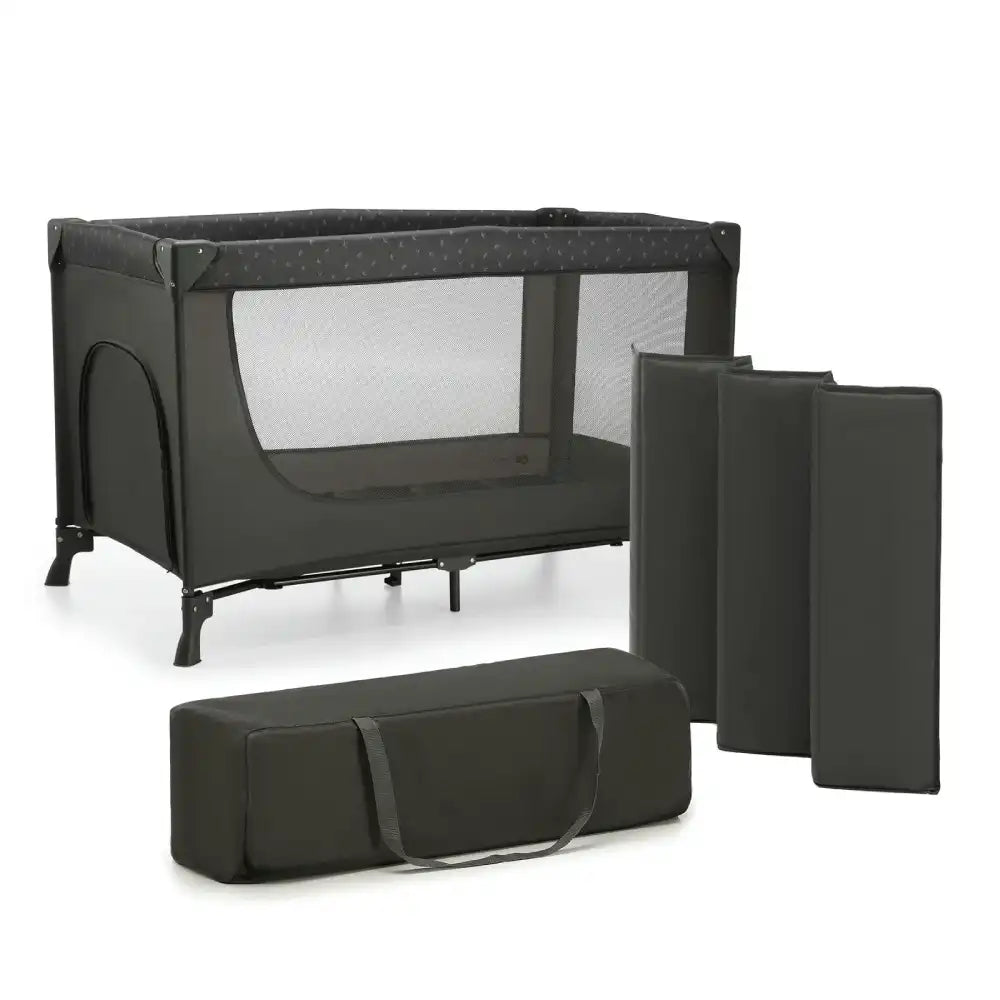 Kinderkraft Putni krevetić 2u1 LIGHT JOY, Grey