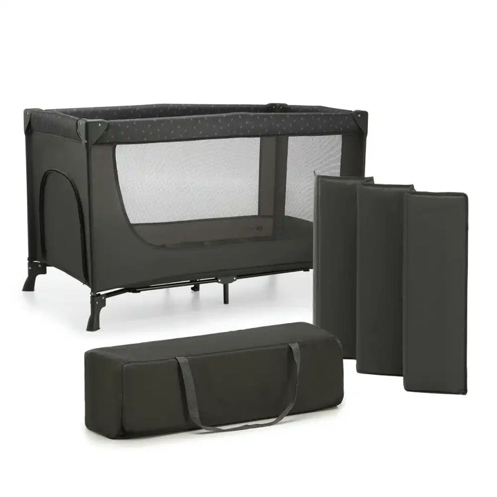 Kinderkraft Putni krevetić 2u1 LIGHT JOY, Grey