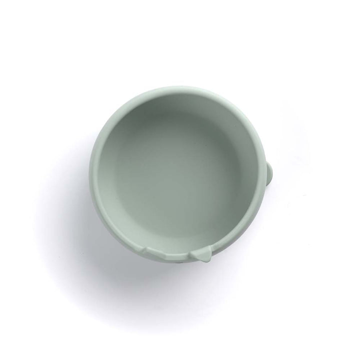 JANE Silikonska posuda za hranjenje + žlica, Mint