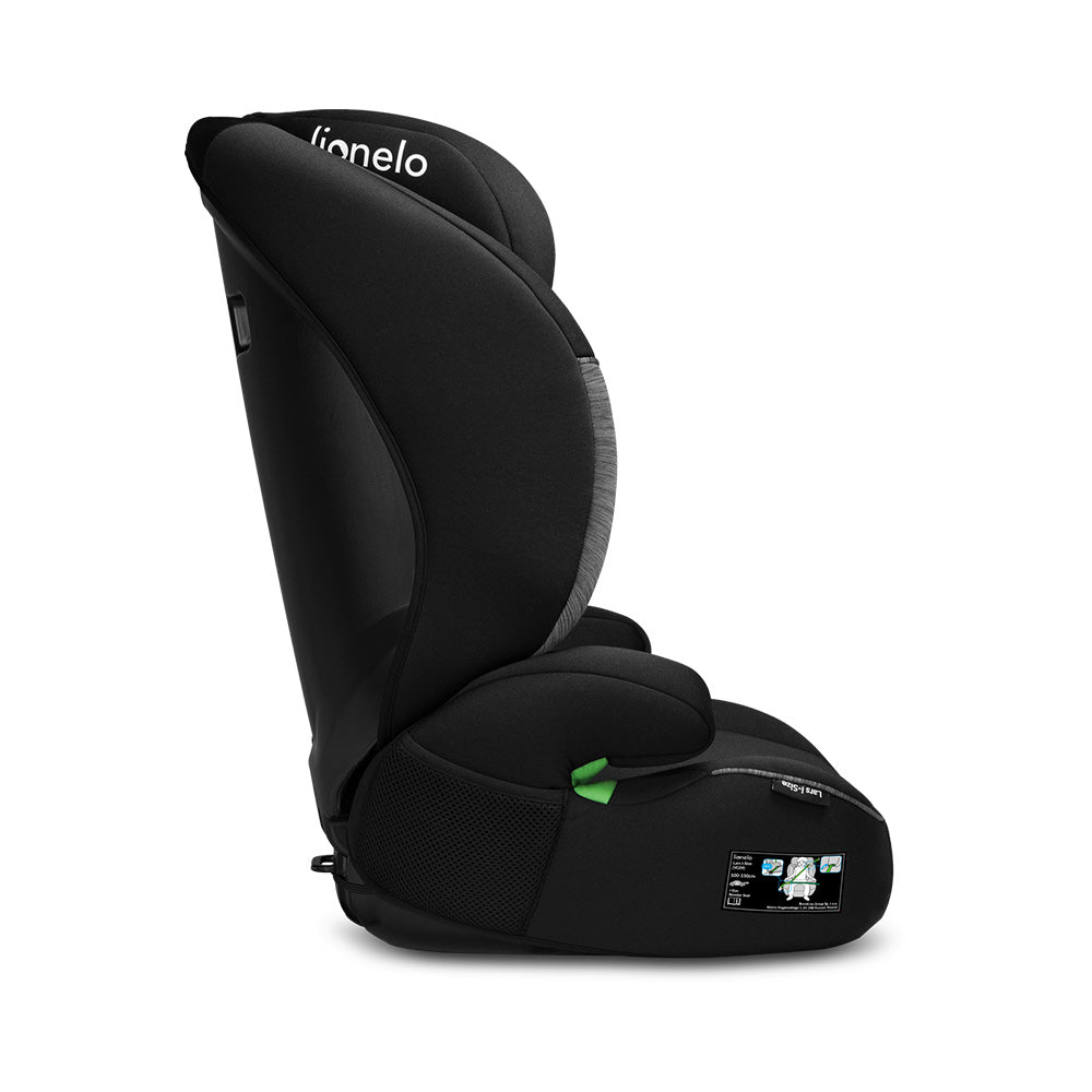 Lionelo autosjedalica Lars i-Size 15-36 kg (100-150 cm) bez Isofix-a, Black Grey