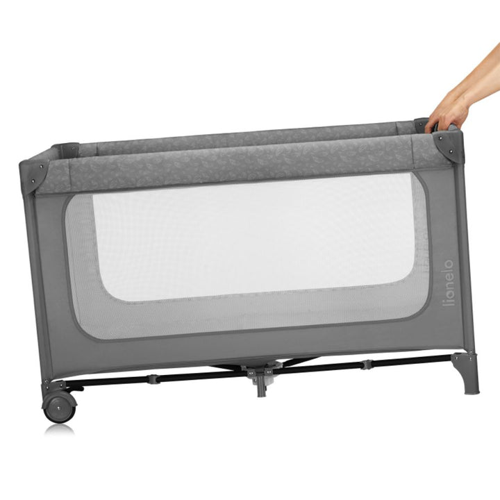 Lionelo Jasmin putni krevetić Easy Fold, Grey Stone