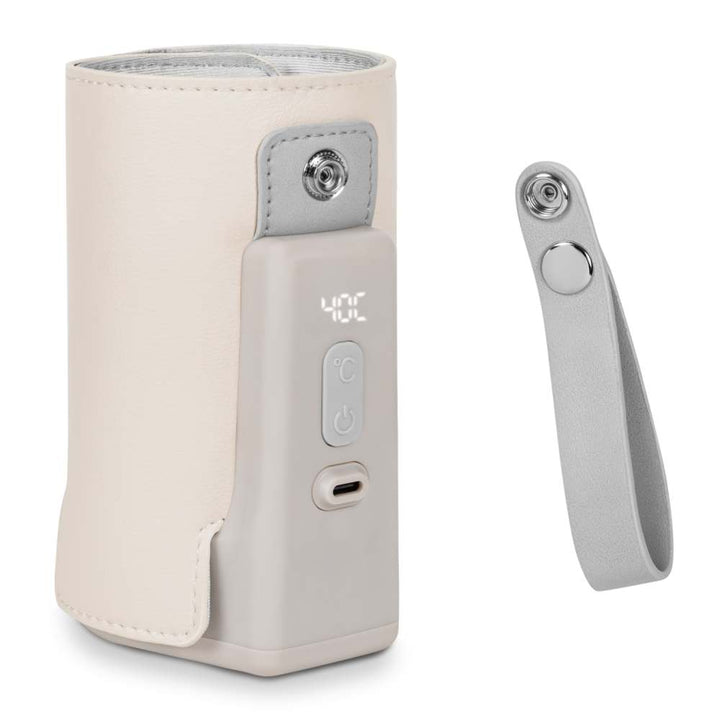 Lionelo Thermup Go Plus električni prijenosni grijač bočica - TERMOSICA s baterijom, Beige Sand