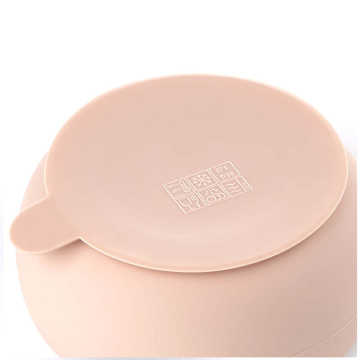 JANE Silikonska posuda za hranjenje + žlica, Pale