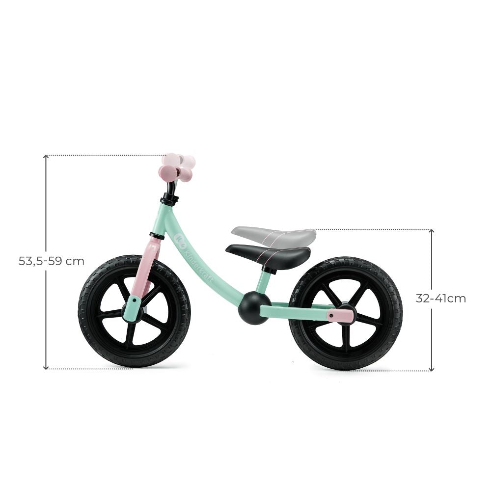 Kinderkraft balans bicikl 2WAY NEXT OFF ROAD, Candy Mint