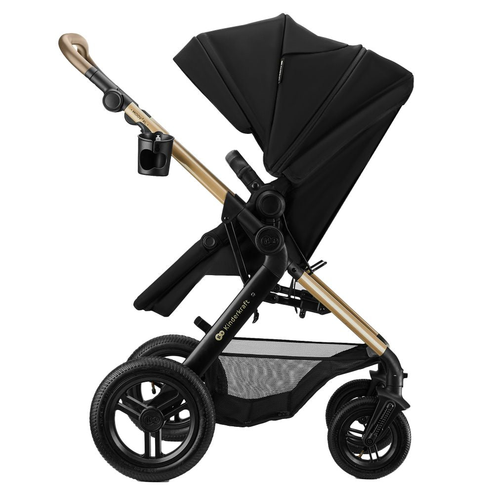 Kinderkraft Kolica Moov 2 XL 3u1 MINK PRO, Pure Black