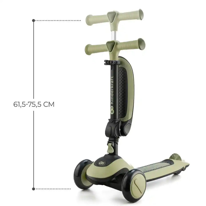 Kinderkraft romobil HALLEY STONE, grassland green