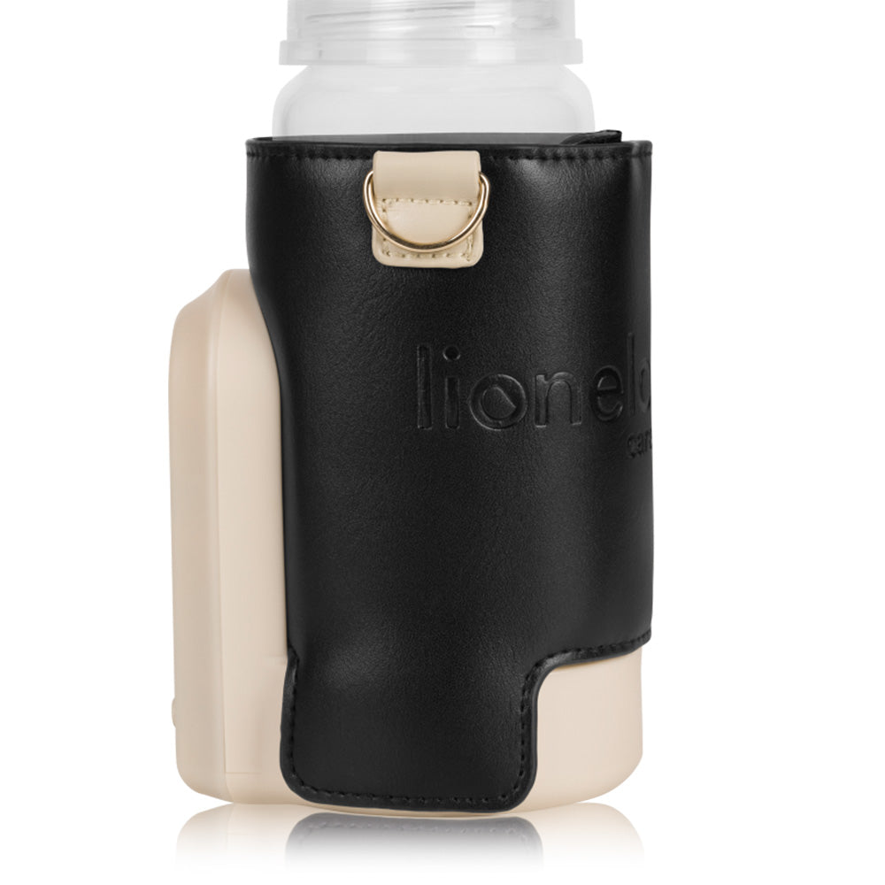 Lionelo Thermup Go Evo električni prijenosni grijač bočica - TERMOSICA s baterijom, Black Gold