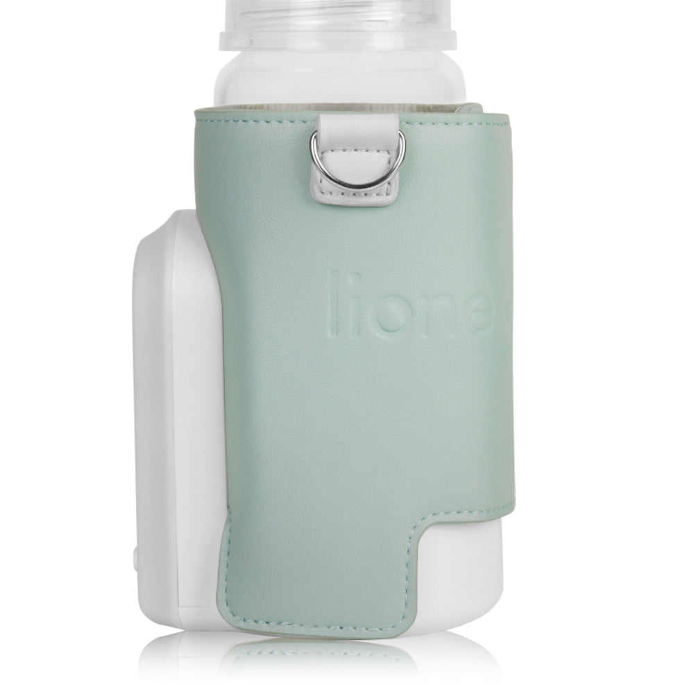 Lionelo Thermup Go Evo električni prijenosni grijač bočica - TERMOSICA s baterijom, Green Sage