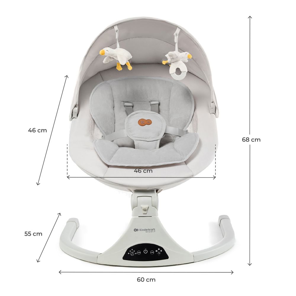 Kinderkraft Električna njihaljka TULSY, Beige