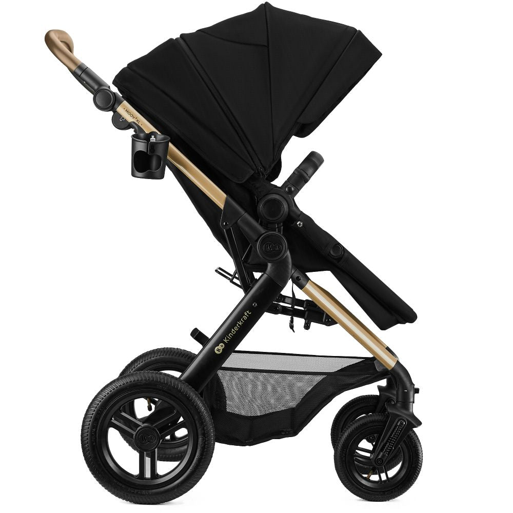 Kinderkraft Kolica Moov 2 XL 3u1 MINK PRO, Pure Black