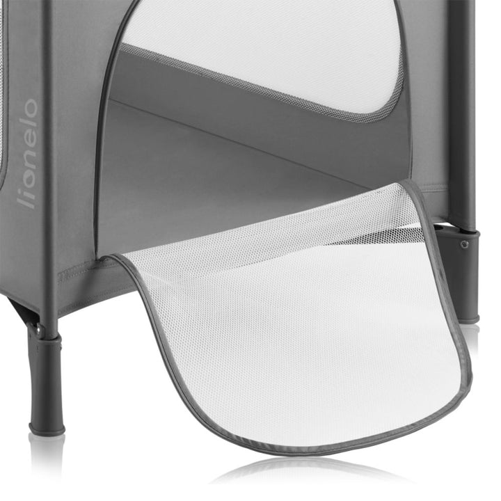 Lionelo Jasmin putni krevetić Easy Fold, Grey Stone