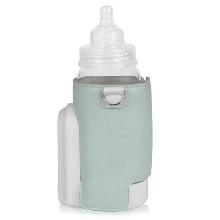 Lionelo Thermup Go Evo električni prijenosni grijač bočica - TERMOSICA s baterijom, Green Sage