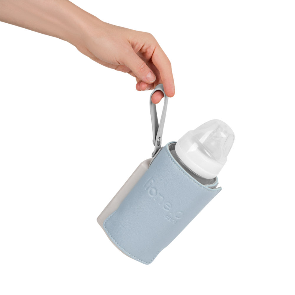 Lionelo Thermup Go Plus električni prijenosni grijač bočica - TERMOSICA s baterijom, Blue Sky