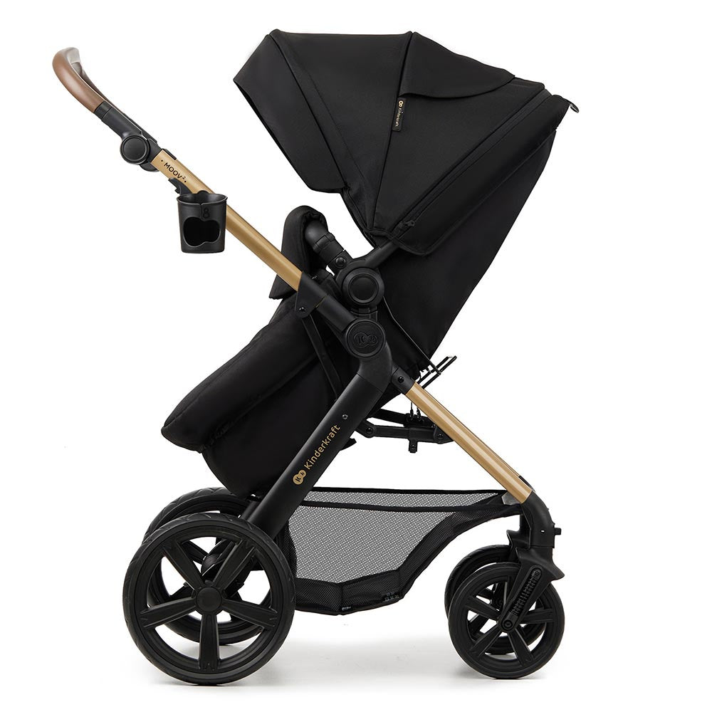 Kinderkraft Kolica Moov 2 3u1 MINK PRO, Pure Black