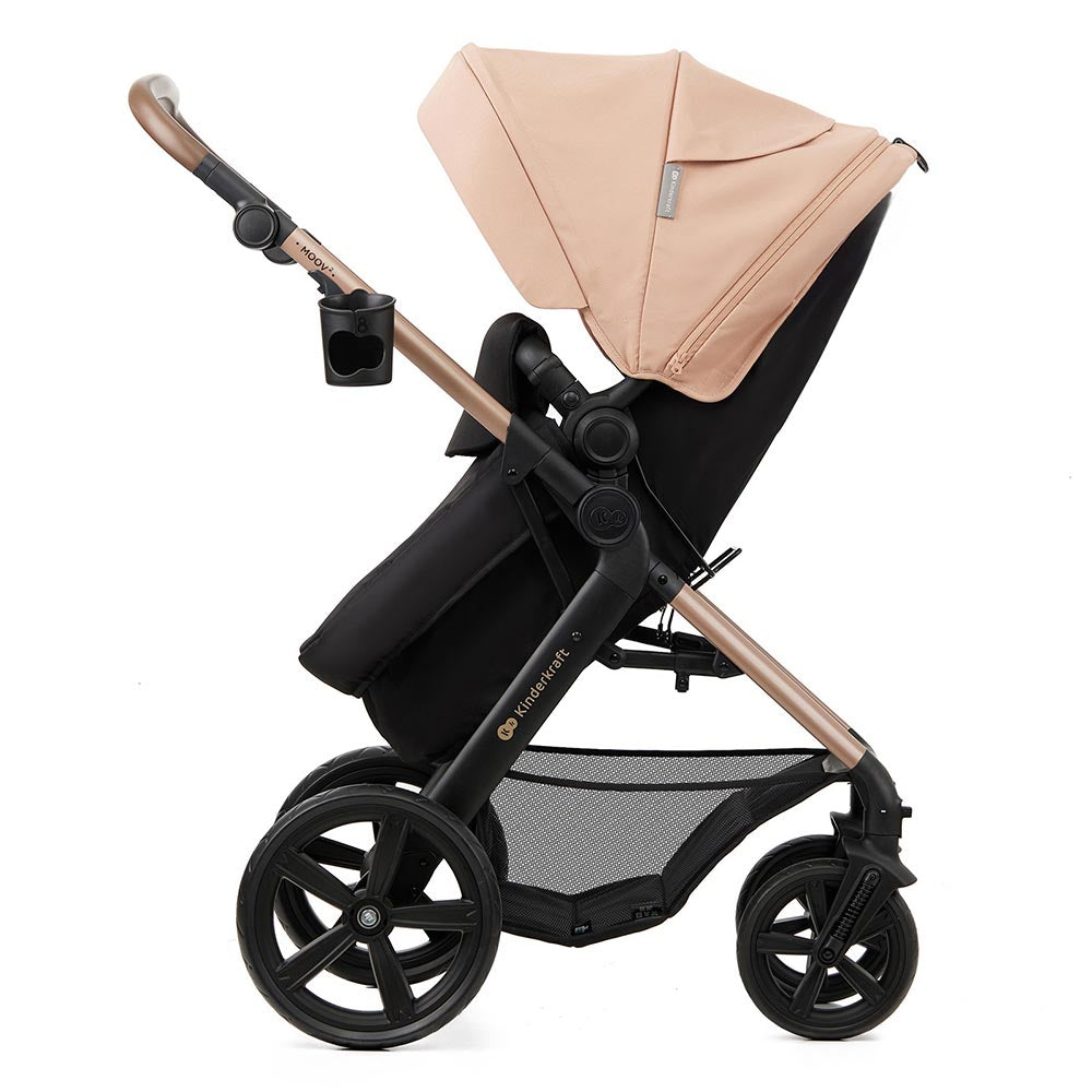 Kinderkraft Kolica Moov 2 3u1 MINK PRO, Sand Beige Peach
