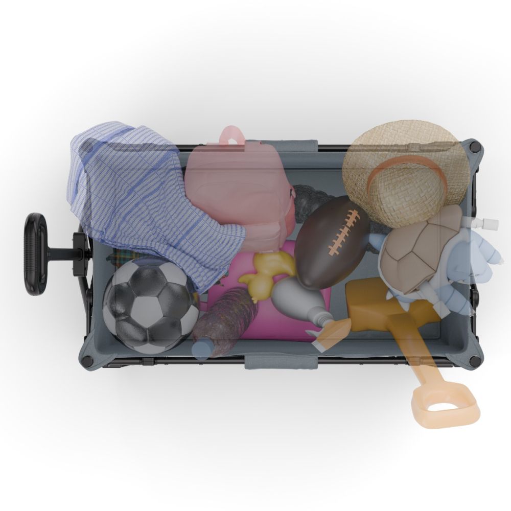 Kinderkraft Sklopiva kolica ROLLSTER 90x58 cm, Anthracite