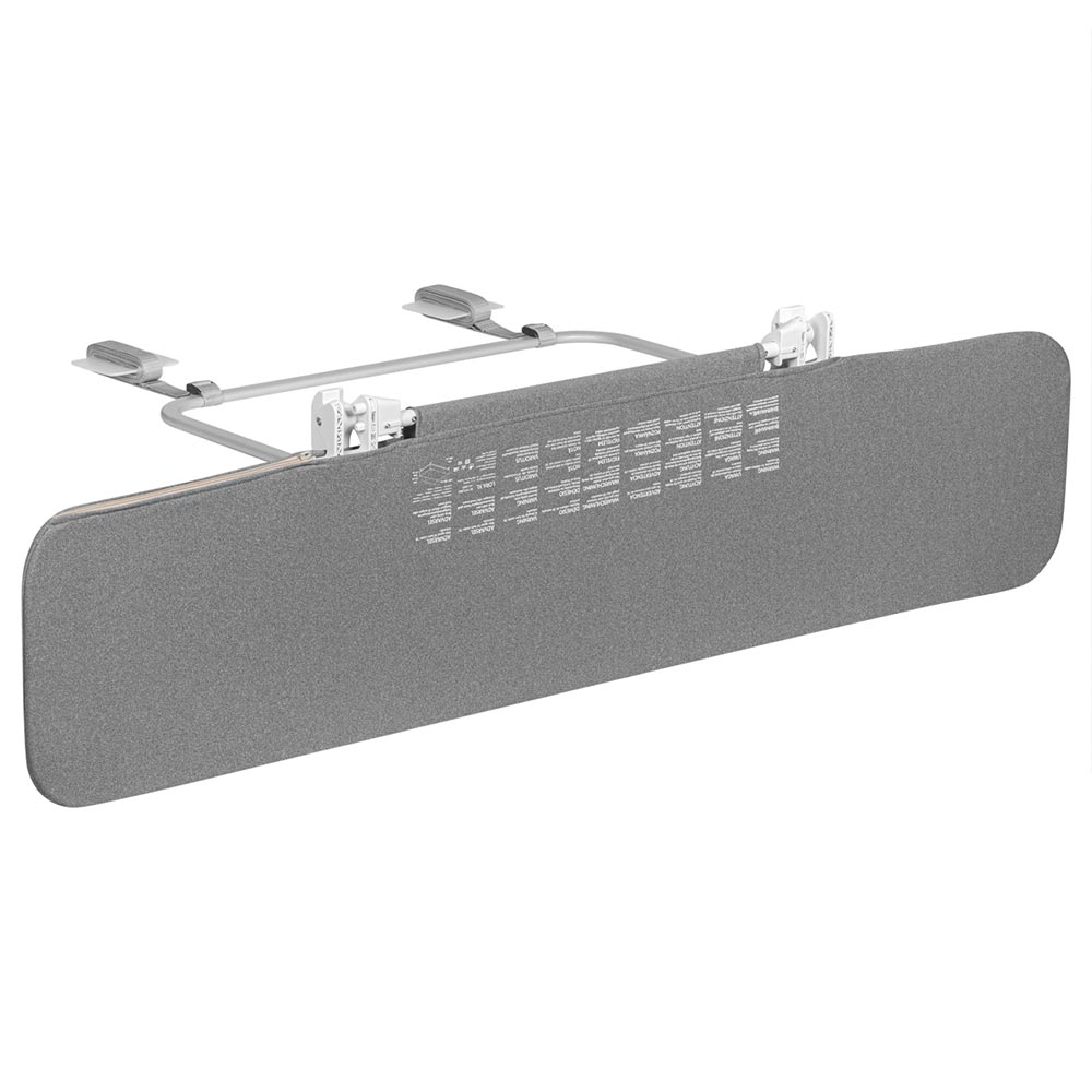 Lionelo zaštitna ograda za krevet Lora XL 150x45 cm, Grey Stone