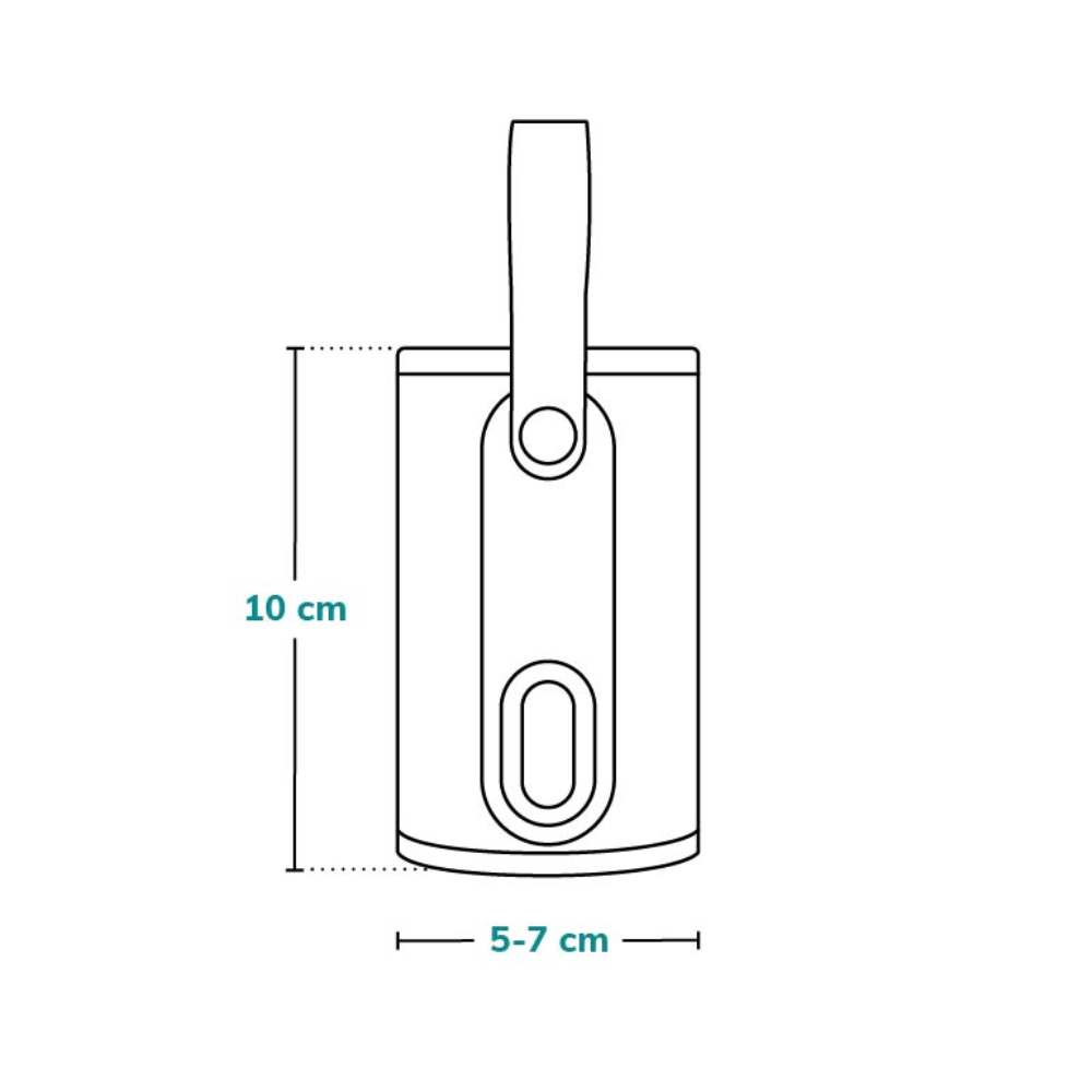Lionelo Thermup Go električni prijenosni grijač bočica - TERMOSICA, Grey Silver