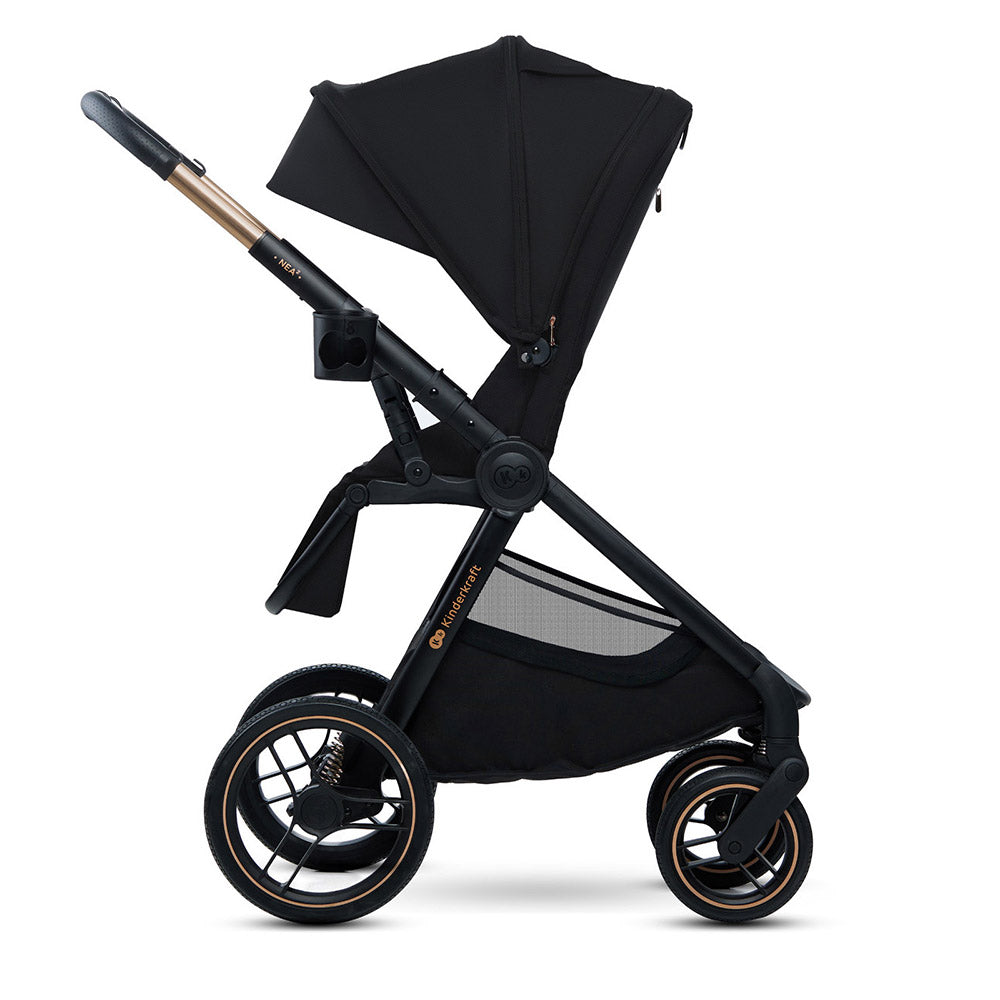 Kinderkraft dječja kolica Nea 2 2u1, Midnight Black