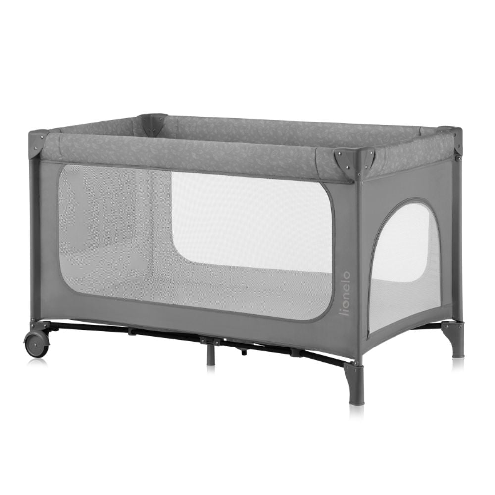 Lionelo Jasmin putni krevetić Easy Fold, Grey Stone
