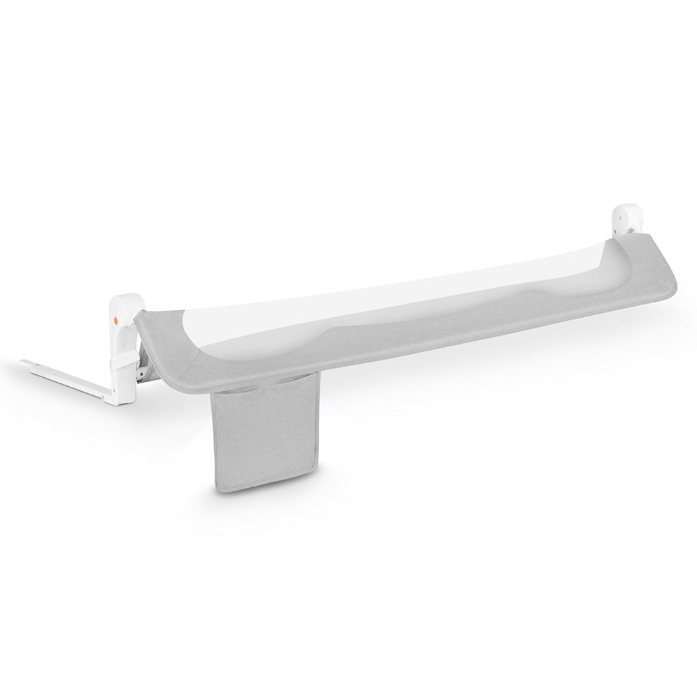 Lionelo zaštitna ograda za krevet Eva 150x42 cm, Grey Melange