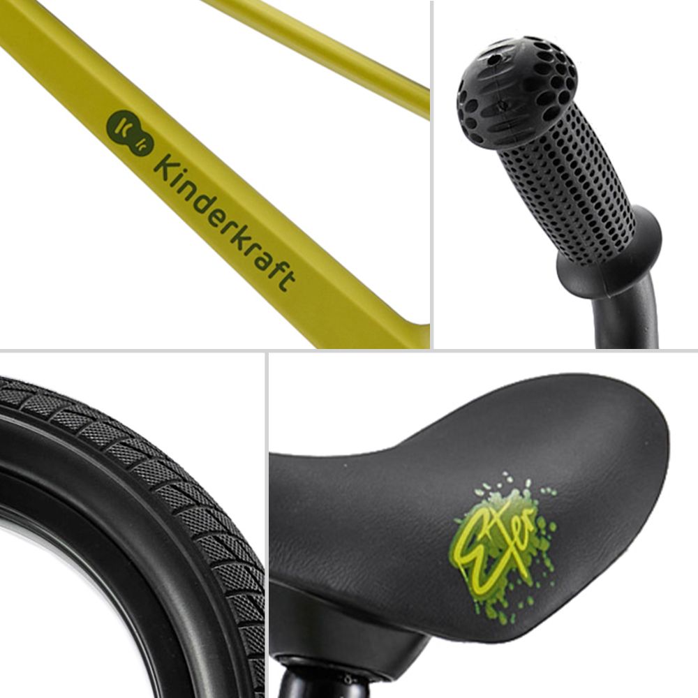 Kinderkraft balans bicikl ETER, Lime