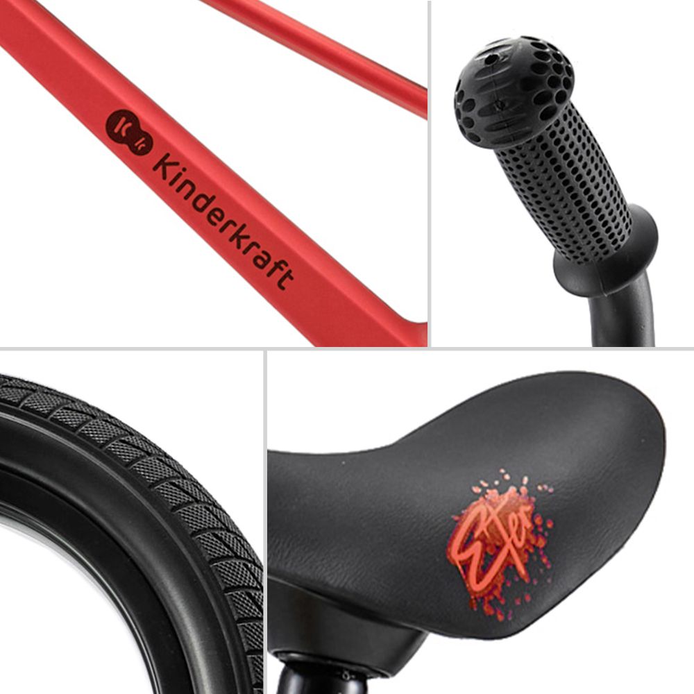 Kinderkraft balans bicikl ETER, Red