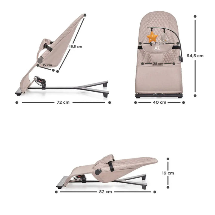 Kinderkraft Ležaljka MIMI bež