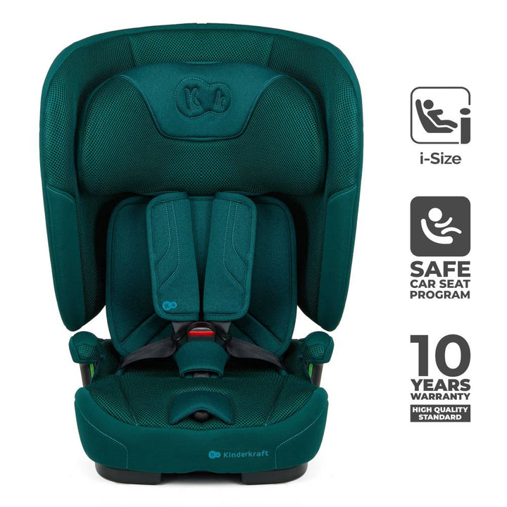 Kinderkraft autosjedalica FIX2GO i-Size 9-36 kg (76-150 cm), Green
