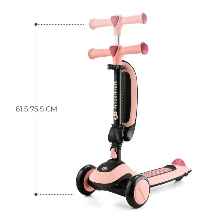 Kinderkraft romobil HALLEY STONE, rose pink