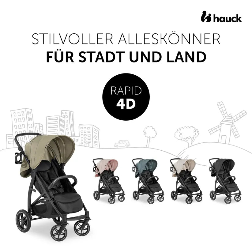 Hauck Rapid 4D Black