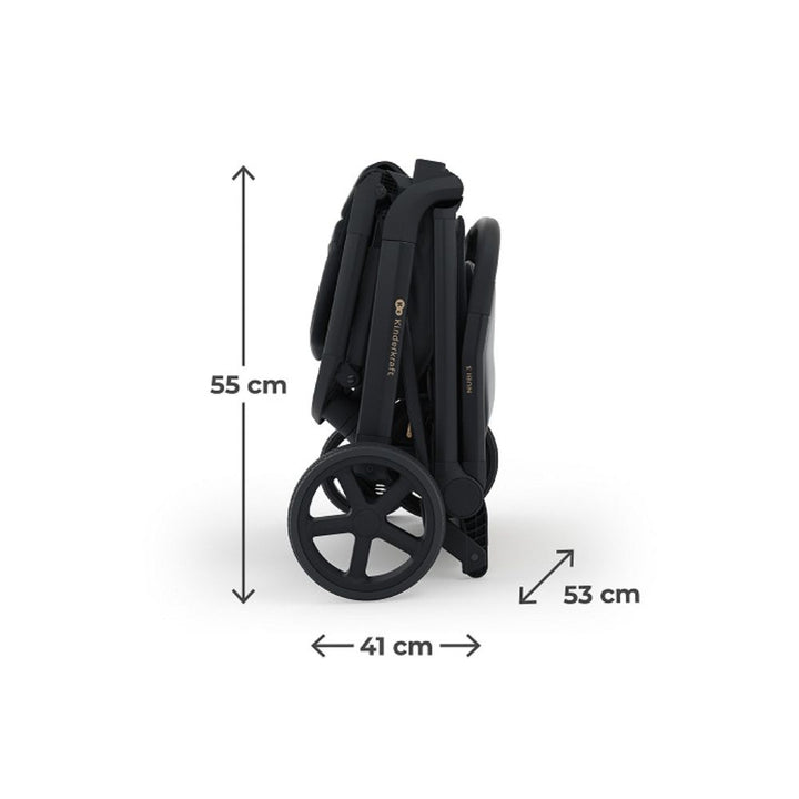 Kinderkraft sportska kolica Nubi 3, Midnight Black