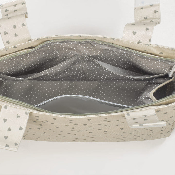 Torba Hearts Poppy Moss